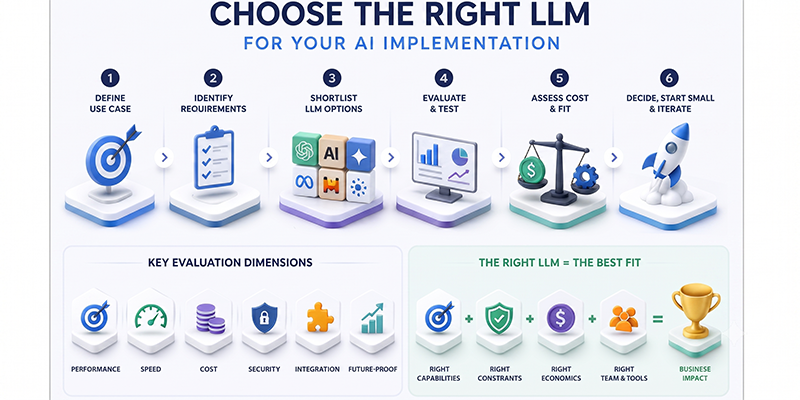 Choosing the right LLM (AI Model)  for AI Implementation Strategy
